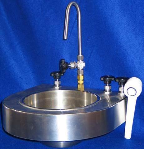 STAINLESS STEEL SAT SINK WITH SHOWER 